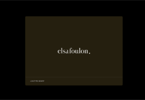 Logo, Charte graphique, identité visuelle et direction artistique de l'artiste céramiste Elsa Foulon. Studio de création d'application mobile et design graphique