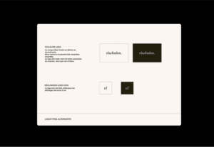 Charte graphique, identité visuelle, direction artistique et logo de l'artiste céramiste Elsa Foulon. Studio de création d'application mobile et design graphique