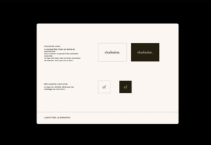 Charte graphique, identité visuelle, direction artistique et logo de l'artiste céramiste Elsa Foulon. Studio de création d'application mobile et design graphique
