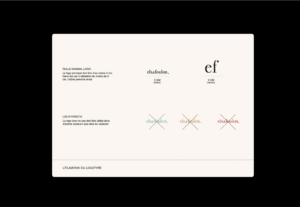 Charte graphique, identité visuelle, direction artistique et logo de l'artiste céramiste Elsa Foulon. Studio de création d'application mobile et design graphique