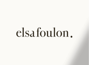 Logo, Charte graphique, identité visuelle et direction artistique de l'artiste céramiste Elsa Foulon. Studio de création d'application mobile et design graphique