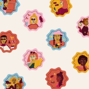 Illustrations : UI design, UX design, illustration et direction artistique de l'application mobile Reusses. Studio de création d'application mobile et design graphique