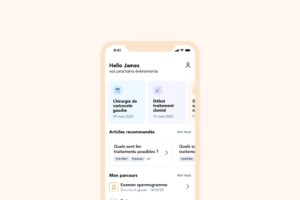 UI design, direction artistique et branding de l'application mobile de santé Seedly. Studio de création d'application mobile et design graphique