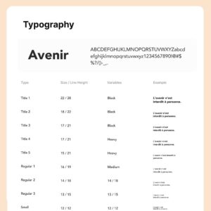 Style guide et UI design de l'application mobile de santé Seedly. Studio de création d'application mobile et design graphique