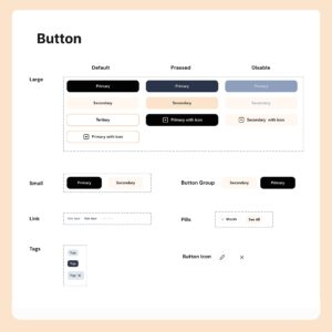 Style guide et UI design de l'application mobile de santé Seedly. Studio de création d'application mobile et design graphique